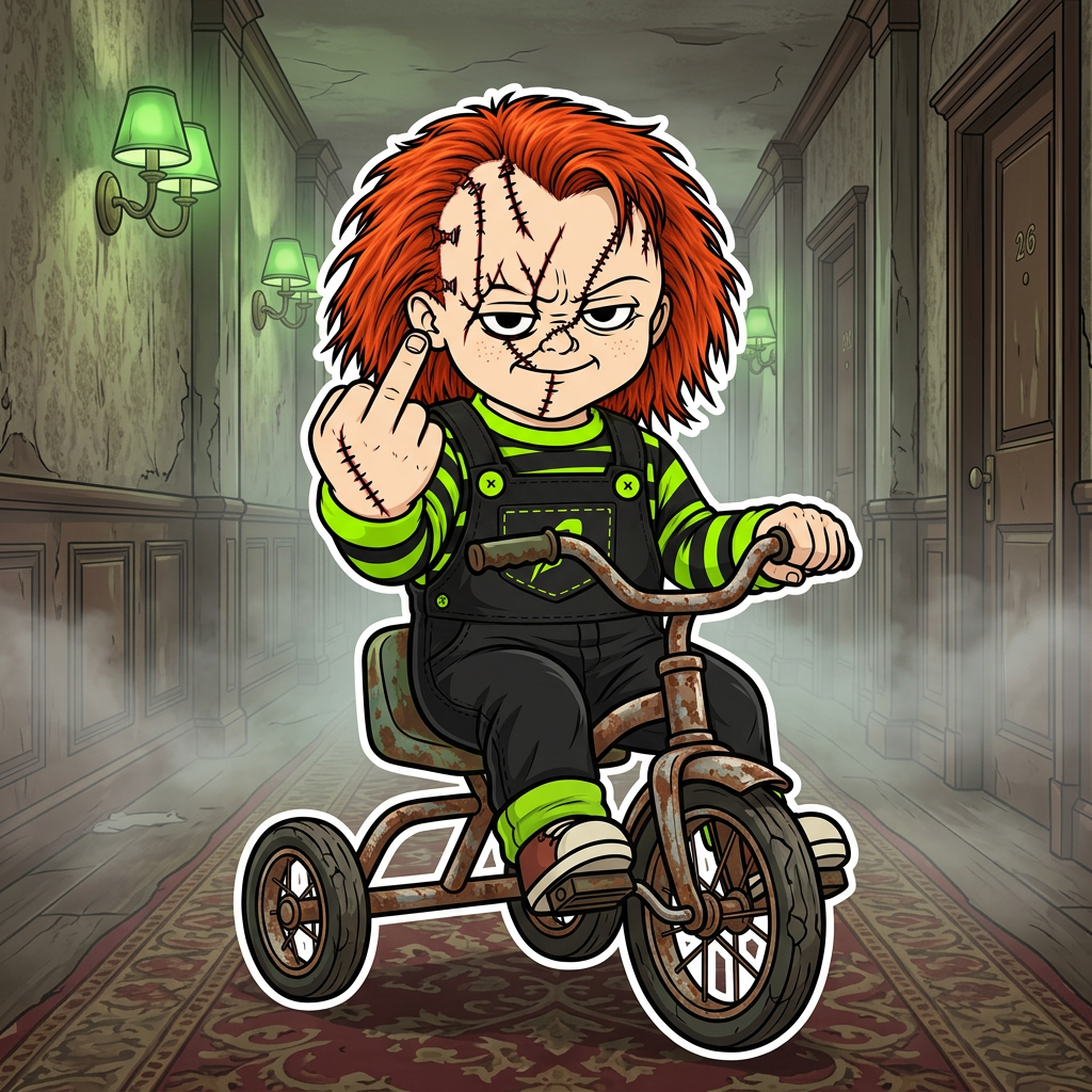 $CHUCKY meme 8: Tricycle. Clear target.