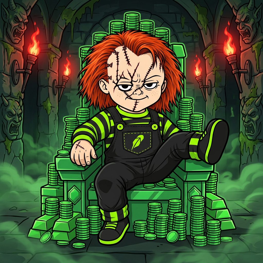 $CHUCKY meme 20: King of crypto. King of the bag.